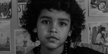 Sad successful kid.
