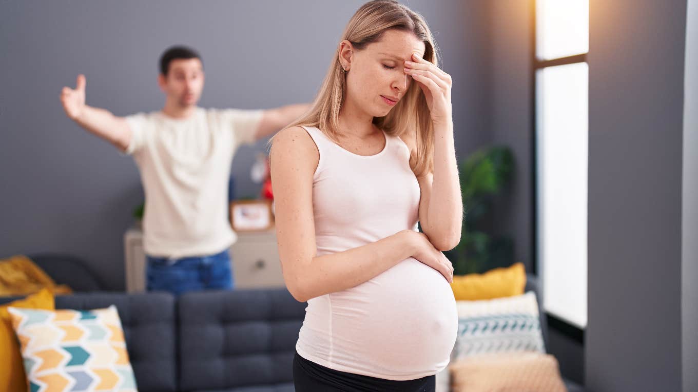 Pregnant Woman Bans Her Husband From Doctor's Appointments Over His Childish Behavior Pregnant woman annoyed with her husband's childish behavior