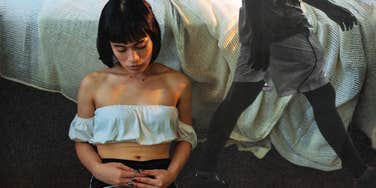 Annoyed with self, after sleeping with him even though he is a jerk
