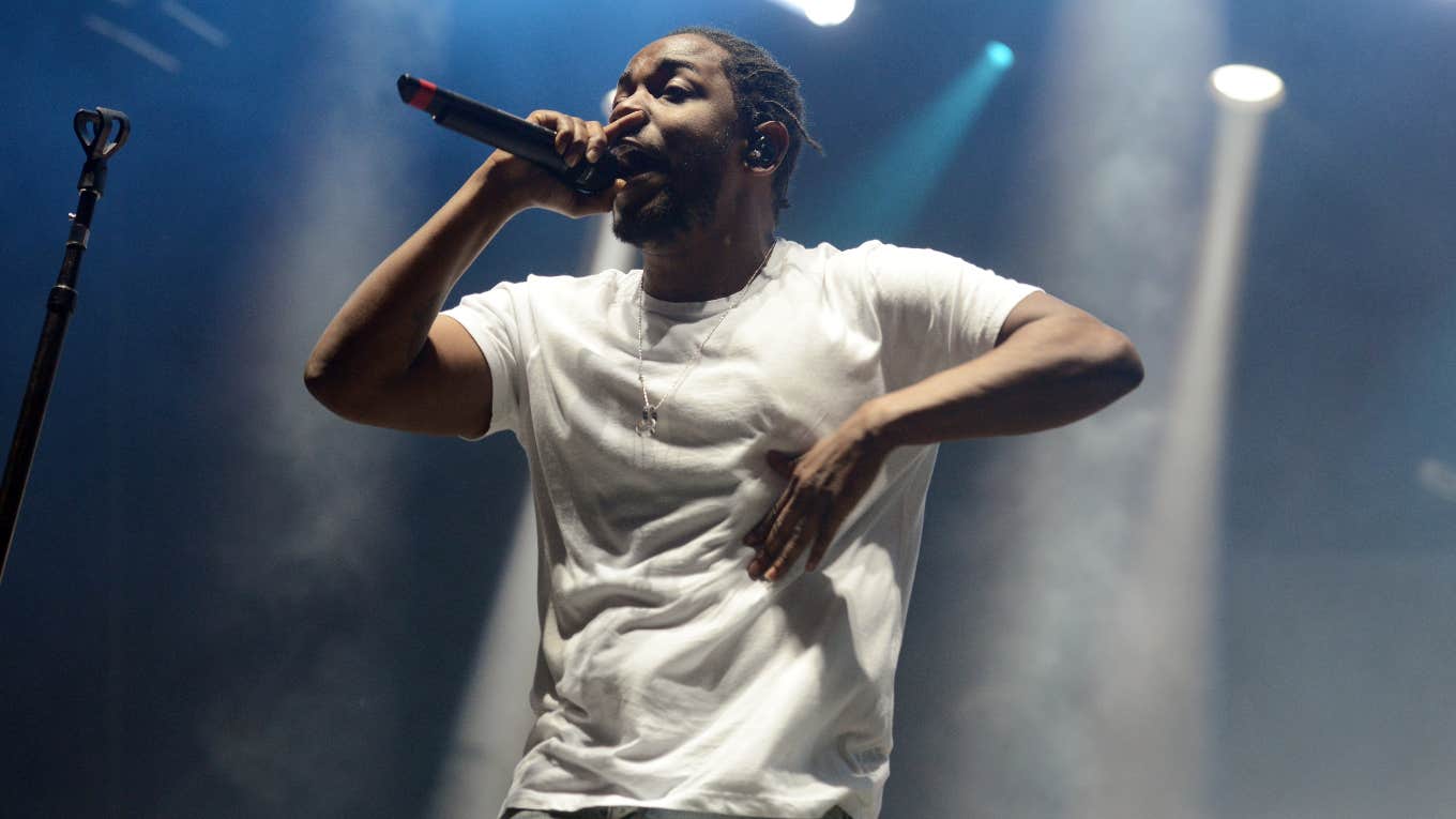 The Surprising Word Kendrick Lamar Used In First Grade Kendrick Lamar performing on stage