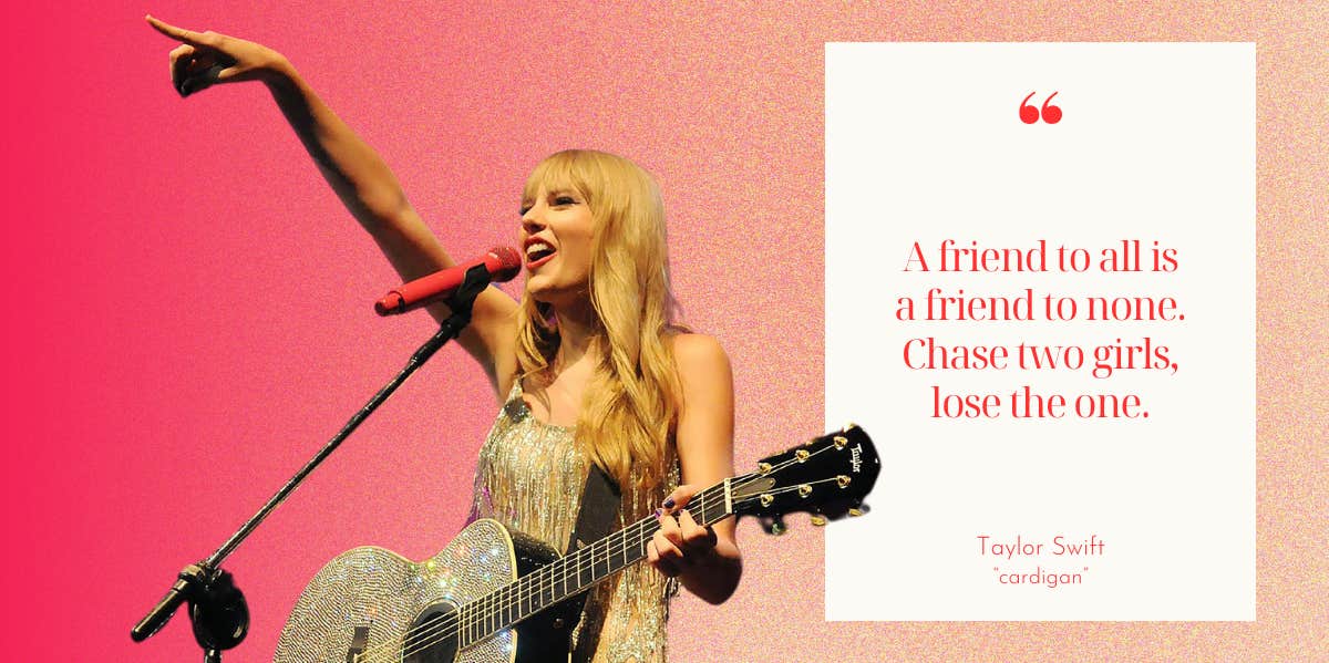 20 Best Pieces Of Relationship Advice From Taylor Swift Lyrics taylor swift cardigan lyrics