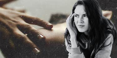 Woman trying to fix disconnection of mind and body during sex